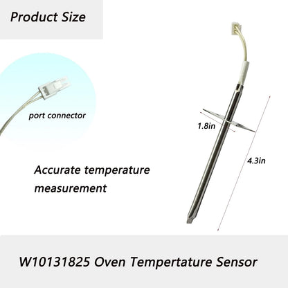 Oven Temperature Sensor for LGQFCYSZ WPW10131825 W10131825 (Compatible)