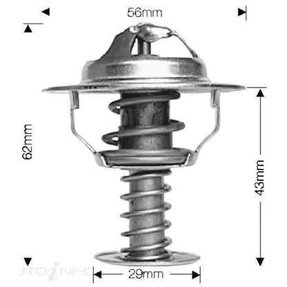 Dayco Thermostat for Toyota Aurion GSV40 GSV50 V6 3.5L 2GR-FE (2006-2017)