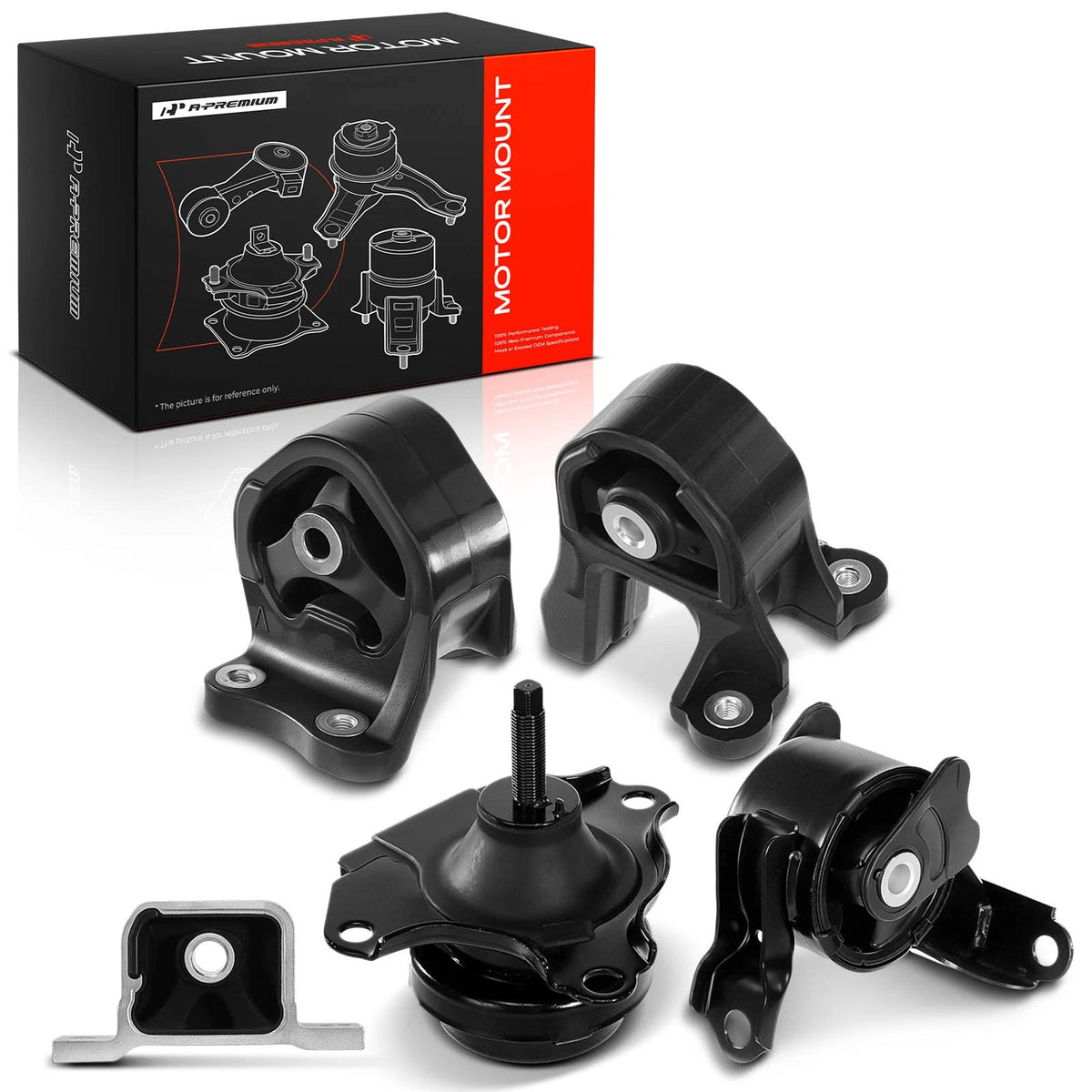 Set of 5 Engine Motor & Transmission Mounts for Honda CRV (2002–2006) EM9066 EM9168 EM5871 EM9205