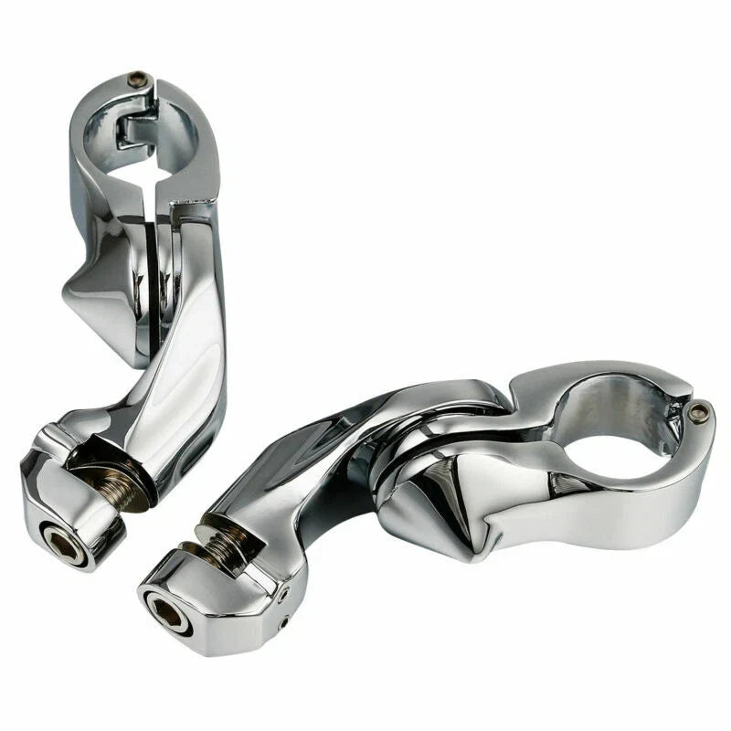 1 1/4" Short Angle Highway Footpeg Mount Bracket for Harley Touring (2014–2023)