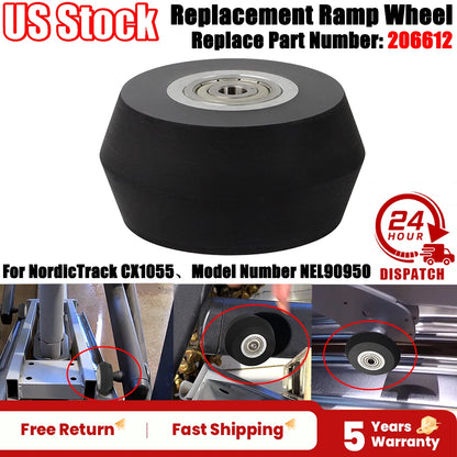 Replacement Ramp Wheel for NordicTrack CX1055 (206612)