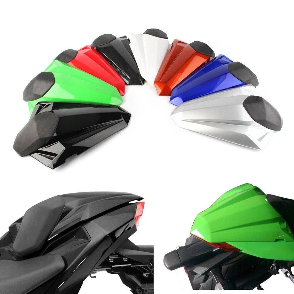 Rear Seat Cover Cowl Tail Fairing for Kawasaki Ninja EX300R (2013–2017) Silver