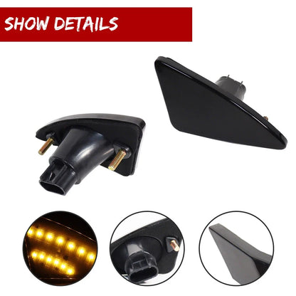 Smoke Fender Side Marker Signal Light for Kenworth T660 (2004–2019)