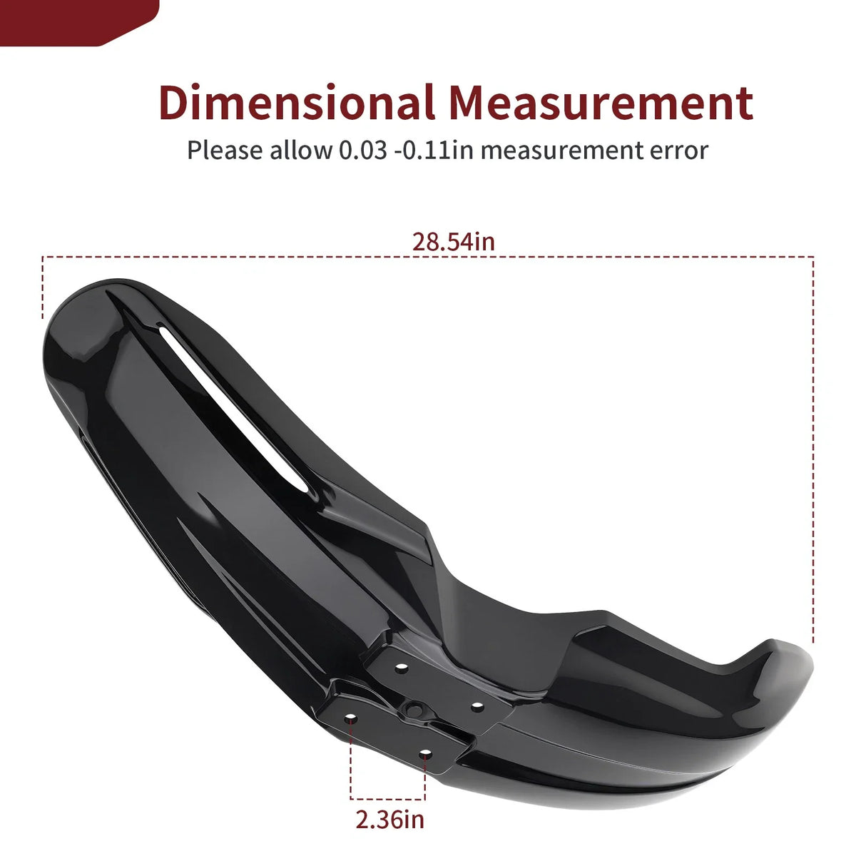 Black Front Fender for Suzuki DRZ400SM (2005–2024) 53111-29FA0-019