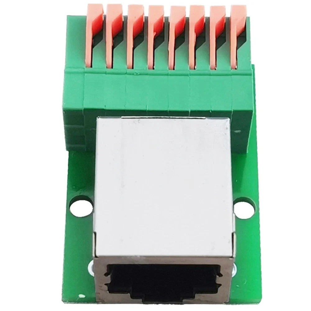 Set of 2 RJ45 Female Solderless Connectors 8 Pin for Fast Network Setup