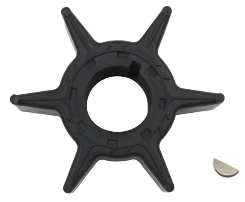 6H4-44352-00 Water Pump Impeller with Key for Yamaha 2 Stroke 25-30 HP (1990-2023)