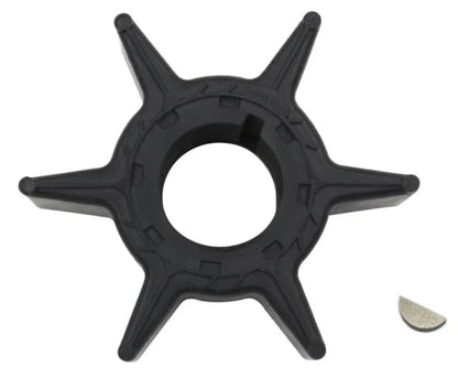 6H4-44352-00 Water Pump Impeller with Key for Yamaha 2 Stroke 25-30 HP (1990-2023)