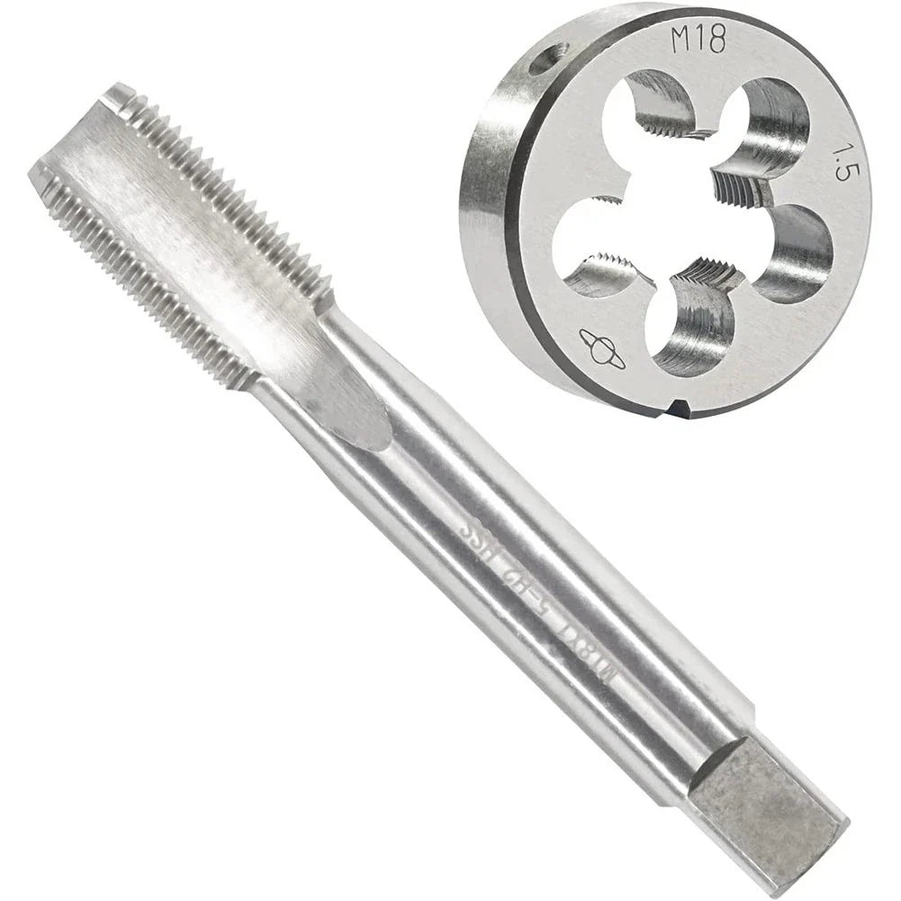 Metric Round Die and Tap Set M18x1.5mm HSS Thread Tool