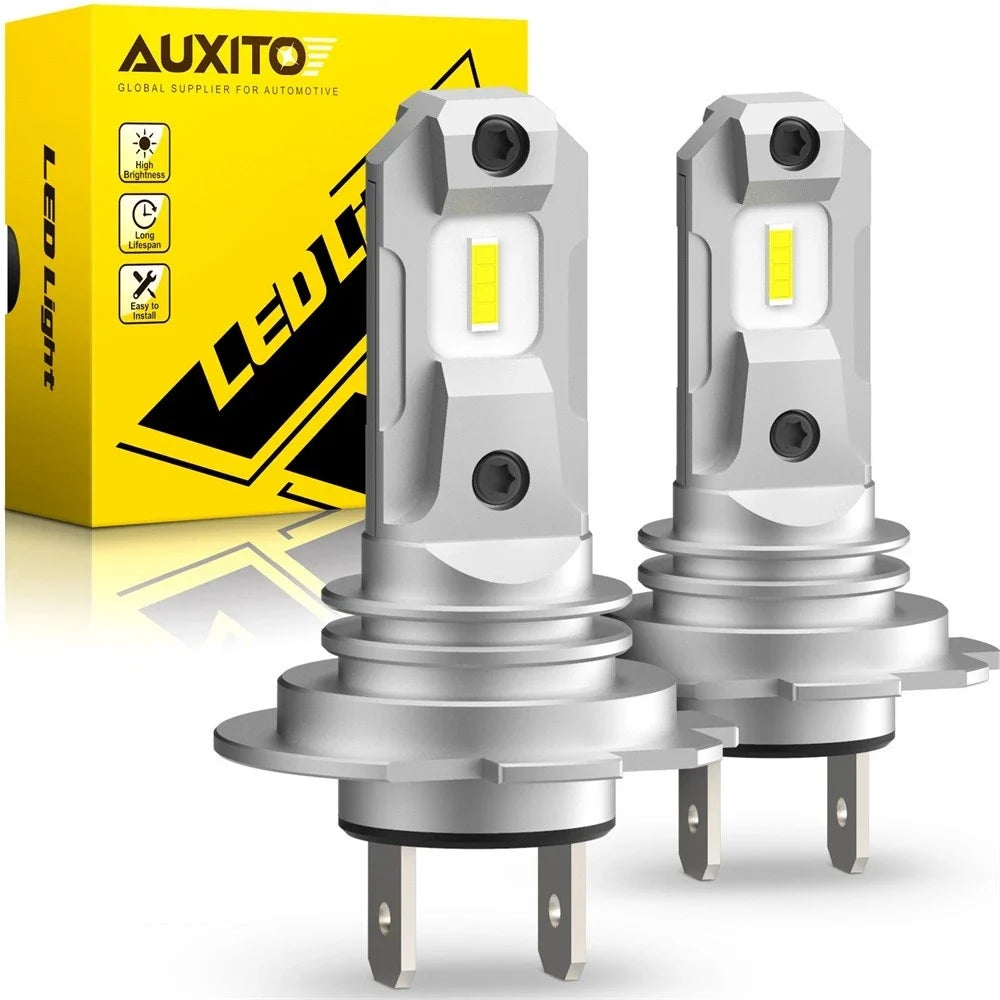 2X H7 LED Fog Light Bulb 16W 1700LM 6500K for High Low Beam