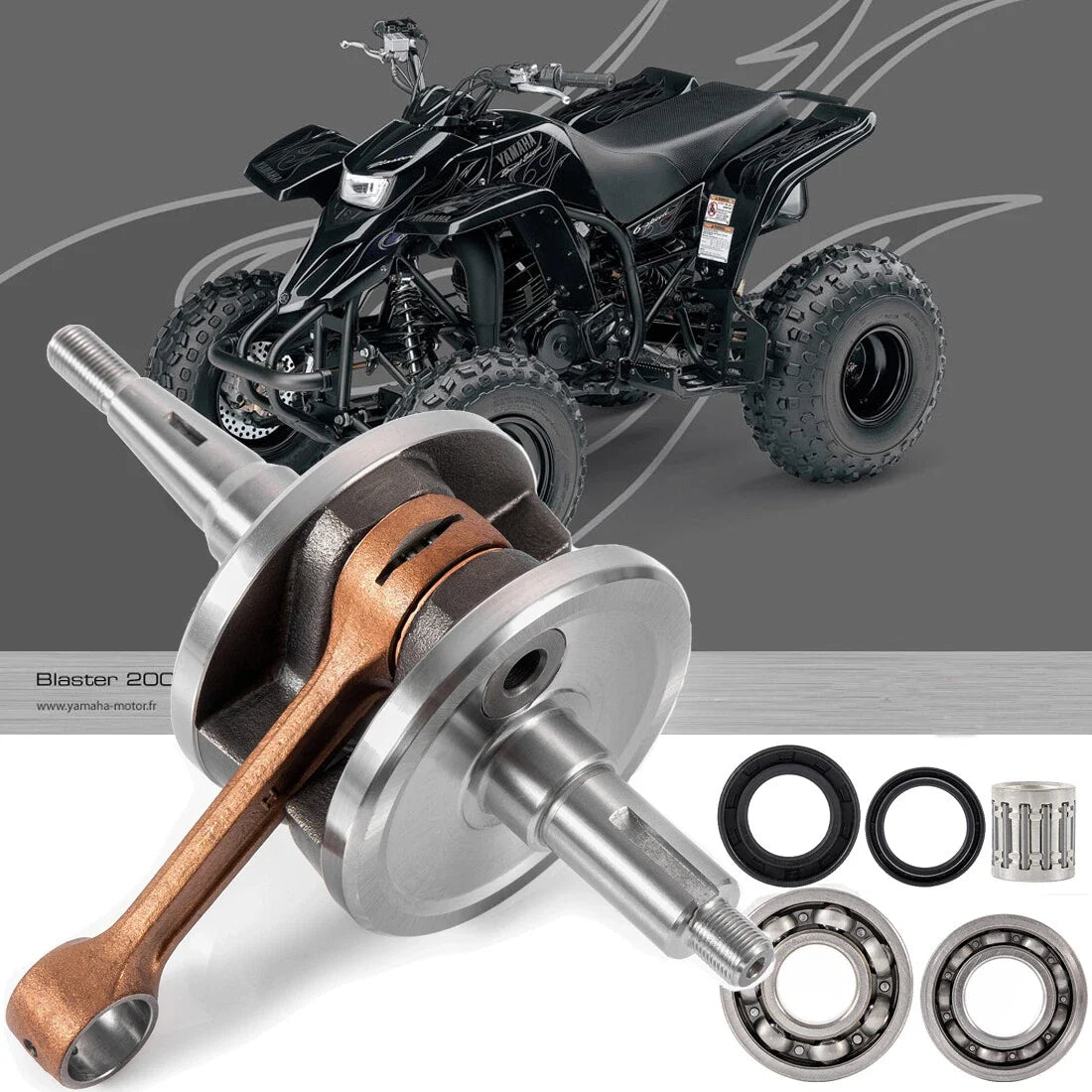 Crankshaft Main Bearing Oil Seal Kit for Yamaha Blaster YFS200 (1988–2006)
