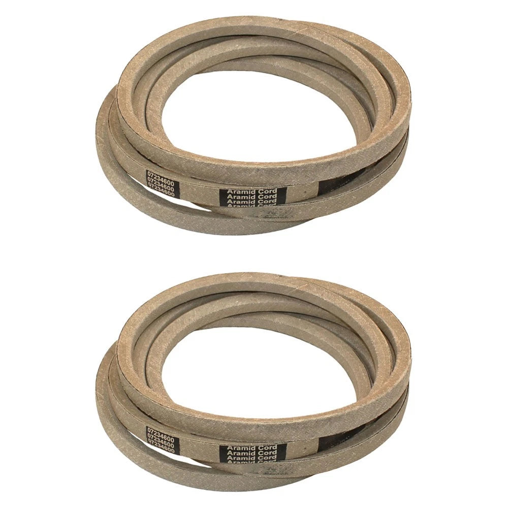 Set of 2 5/8" x 134.9" PTO to Deck Belt for Gravely Zero Turn