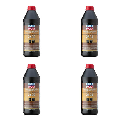Set of 4 Liqui Moly Central Hydraulic System Oil 2600 (4L)
