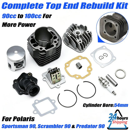 Big Bore Top End Cylinder Kit for Polaris Sportsman Scrambler Predator (90-100cc)