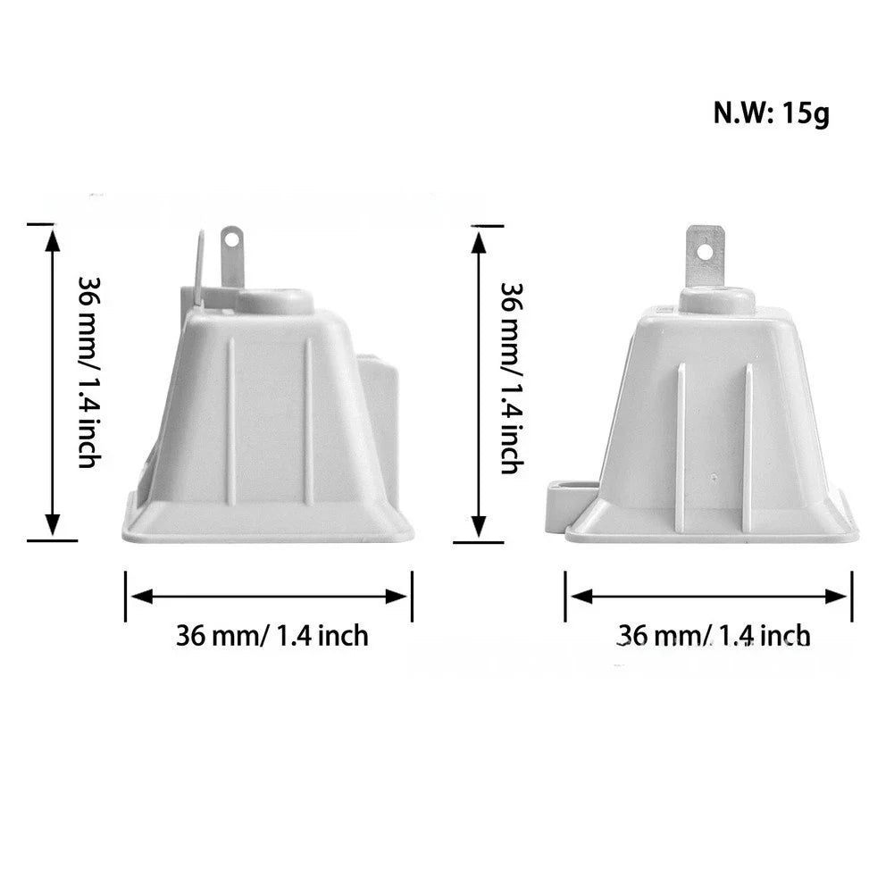 Set of 2 Charging Contact Pads for Roborock F25 Series Vacuum Cleaner