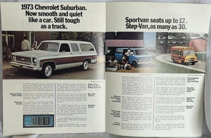 Sales Brochure for Chevrolet Trucks Bus Chassis Series 60 and 80 (1973)