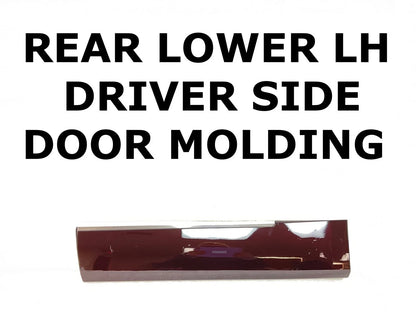 Rear Left Side Door Molding for Cadillac XT6 (2020–2022) 84825371 Garnet Metallic