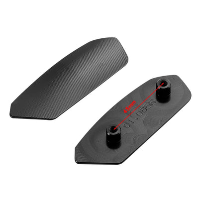 Set of 2 Black Mirror Block Off Plates for Suzuki GSXR1000 (2017–2024) M529-A230-BLK