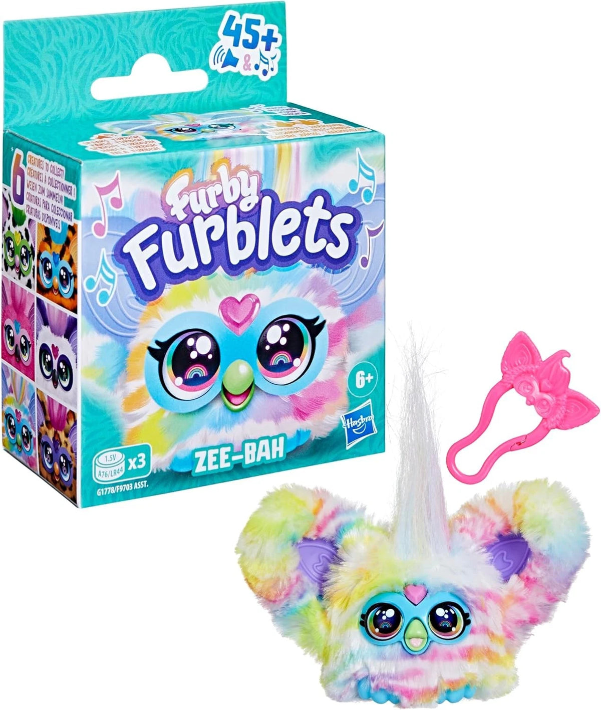 Furby Furblets Zee-Bah Mini Friend for Girls (Electronic Plush Toy)