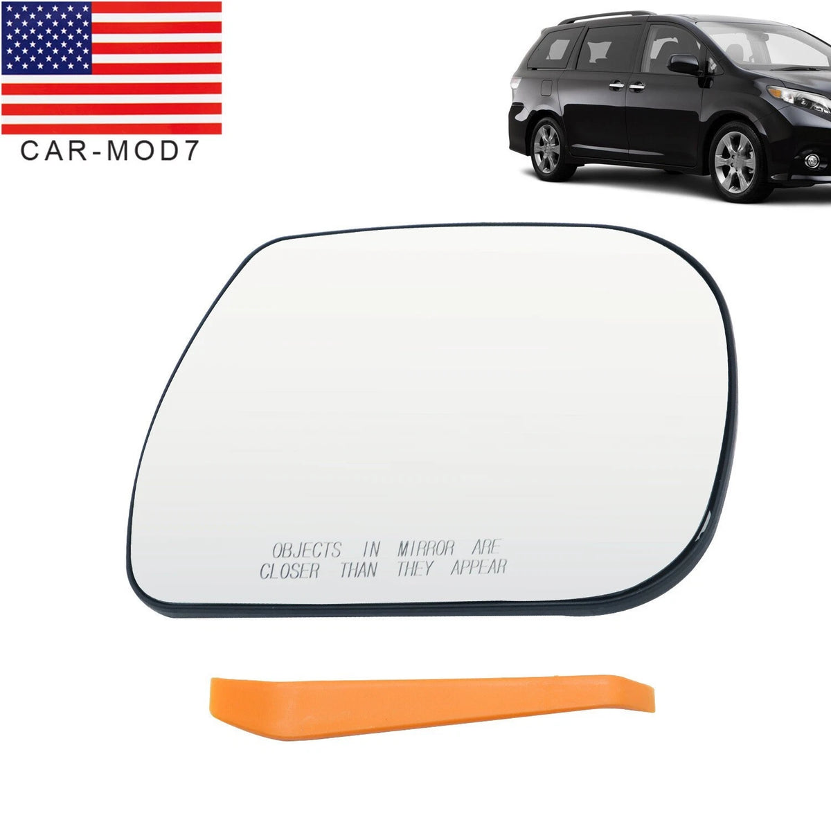 Heated Mirror Glass for Toyota Sienna (2011–2014) 8790308021