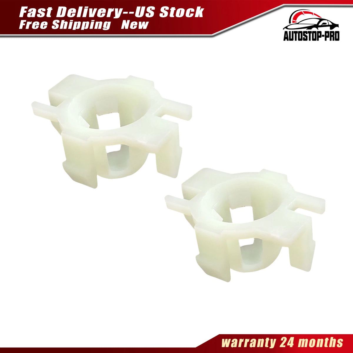 2X Headlight Mounting Bracket Clip for Jeep Grand Cherokee WJ (2000–2006) - 55156879AB