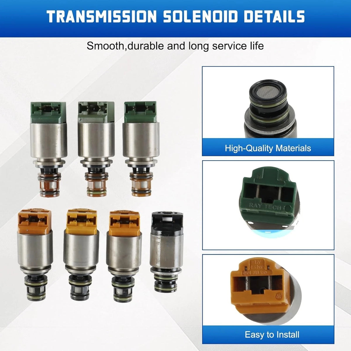 Transmission Shift Solenoid Kit for BMW X3 X5 X6 Z4 325i 328i 525i (2003–2010)
