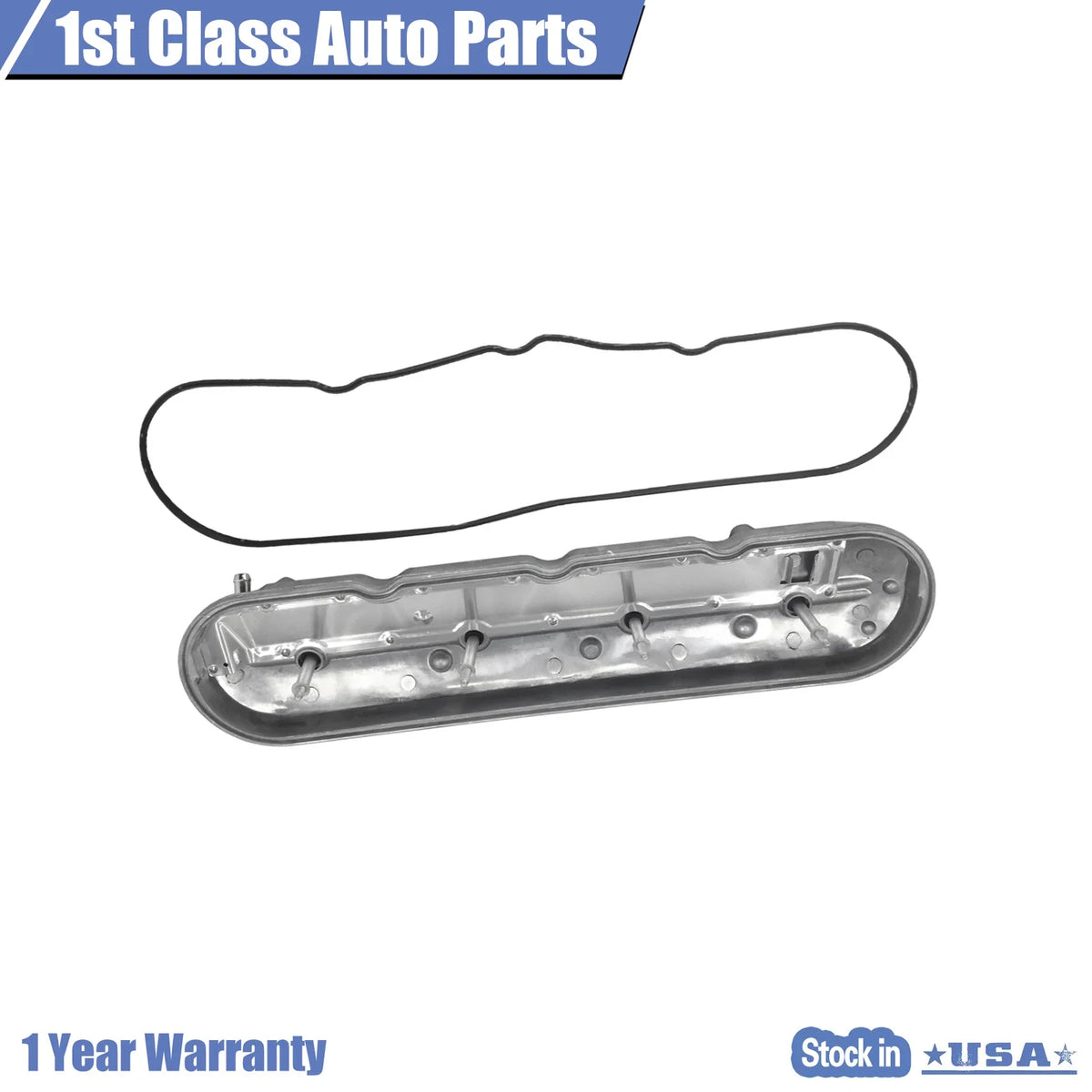 Left Valve Cover w/ Gasket for Silverado 1500, Rainier, Escalade (1999–2008) 12570427