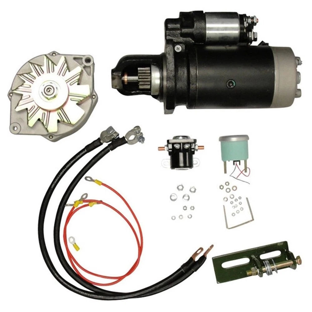 Alternator & Starter Conversion Kit for John Deere 4020 3010 4010 (24V to 12V)