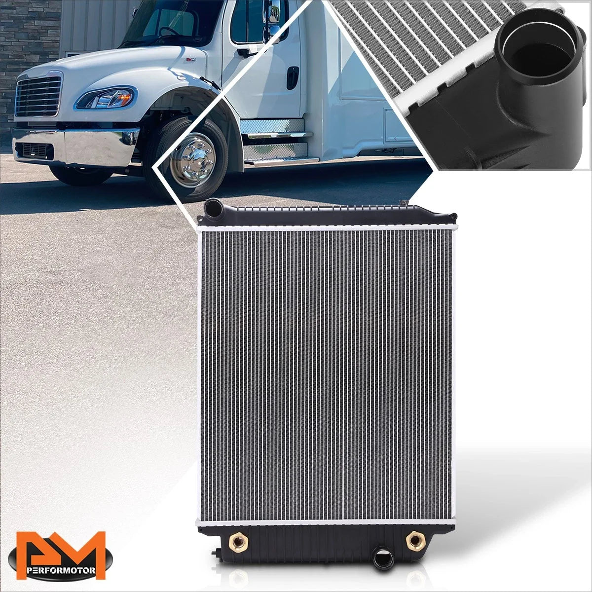 Aluminum Core Cooling Radiator for Freightliner S2C S2 B2 (2007–2013)