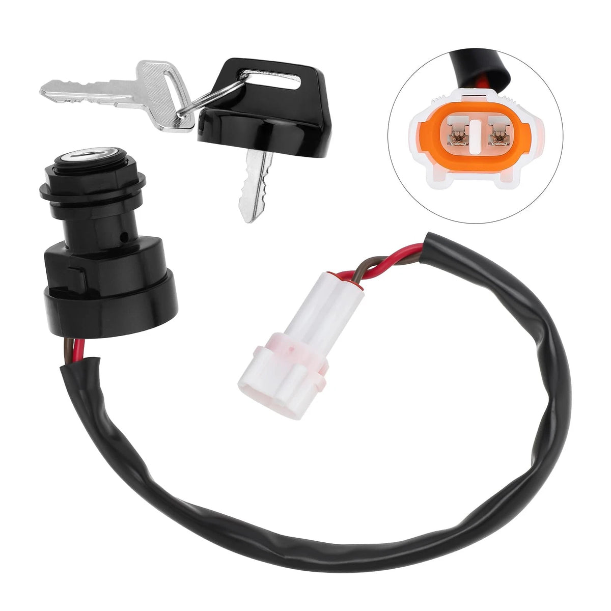 Ignition Key Switch for Yamaha Wolverine 350 Warrior 350 Bear Tracker