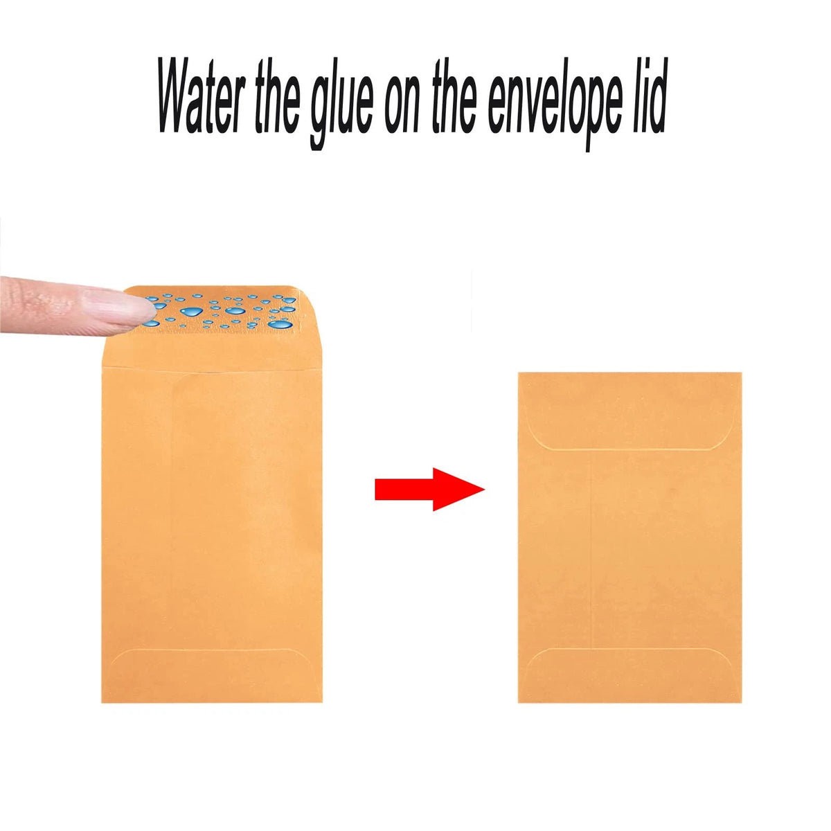 500 Pack Brown Coin Envelope 3.125'' x 5.5''