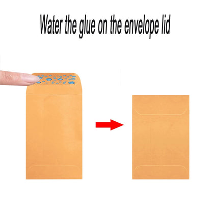 500 Pack Brown Coin Envelope 3.125'' x 5.5''