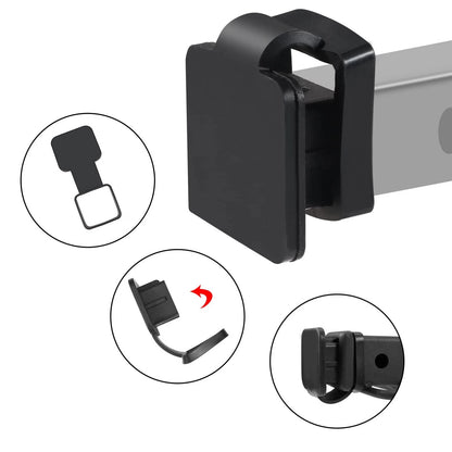 1.25" Rubber Trailer Hitch Tube Cover Plug for