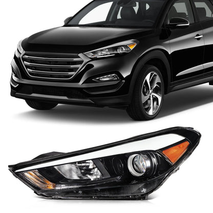 Left Driver Side Headlight Assembly for Hyundai Tucson (2016–2018)