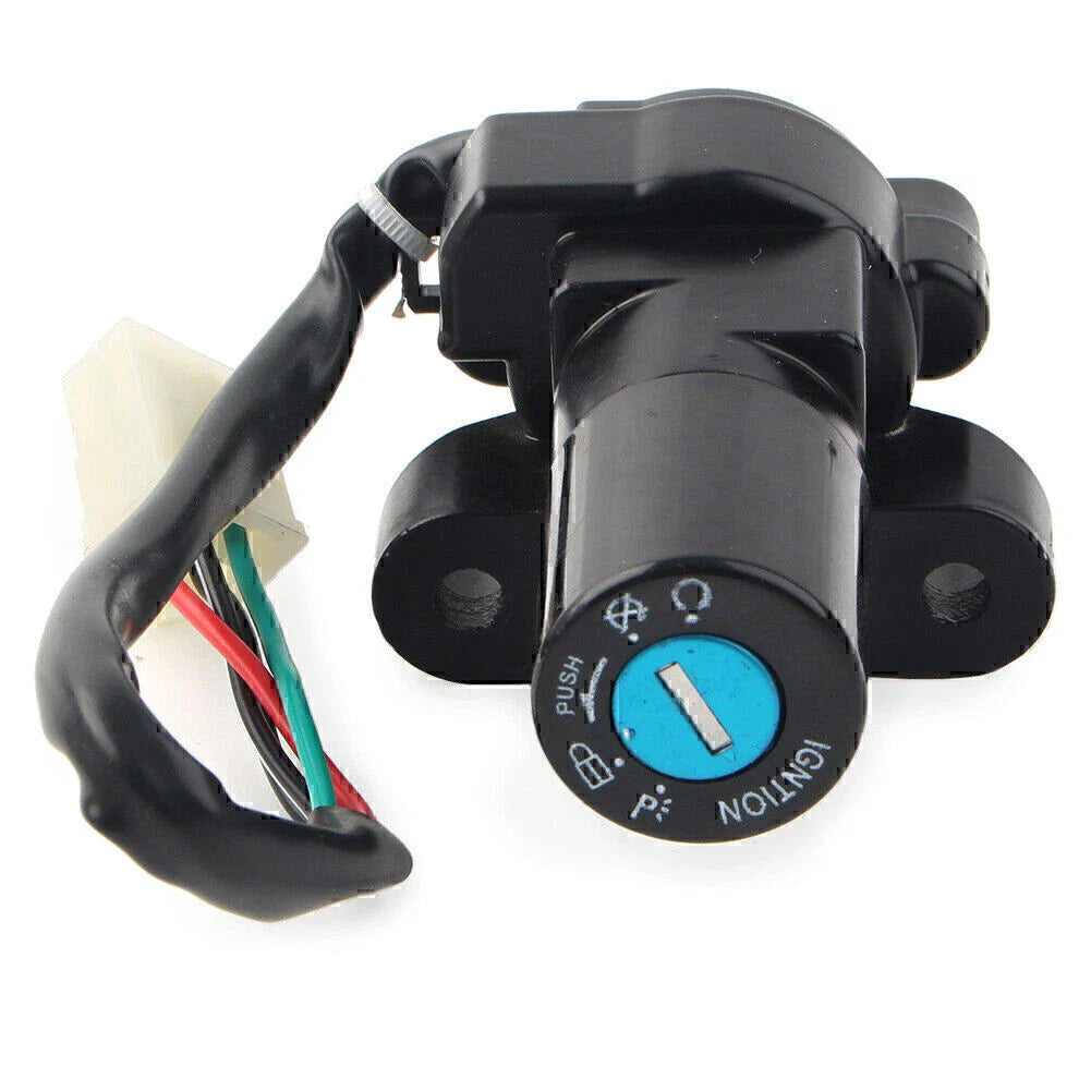 Ignition Switch Fuel Gas Cap Cover Seat Lock Key Set for Suzuki GS500 (2001-2012)