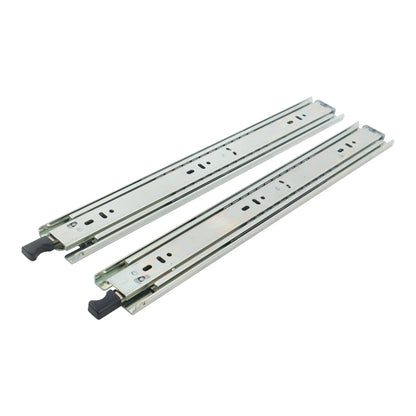 1 Pair Locking Drawer Slides for Full Extension 16 Inch (150 lb Load Capacity)