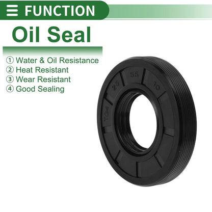 Oil Seal for Rotary Shaft (25x55x10mm)