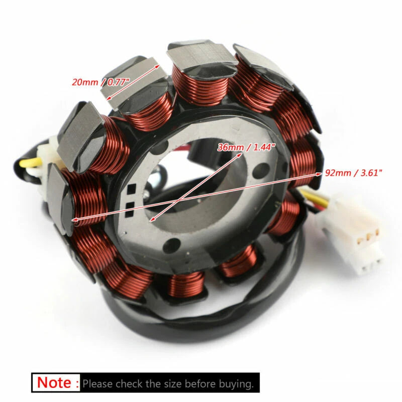Stator Coil Magneto for Yamaha TT-R 110 (2008–2025) 5B6-H1410-00, 5B6-H1410-01