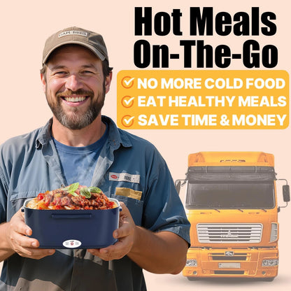Electric Lunch Box for Adults (1.5L, 80W)