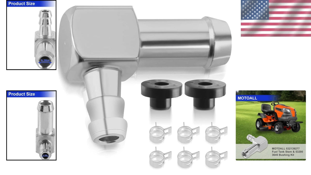 Stainless Steel Fuel Tank Stem & Bushings for Garden Machinery