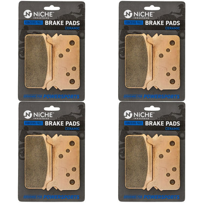 Set of 4 Brake Pads for Polaris XC RMK 800 Indy 500 Classic (Ceramic)