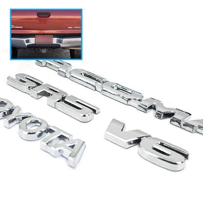 Chrome Replacement Emblems for Toyota Tacoma (2005–2015)