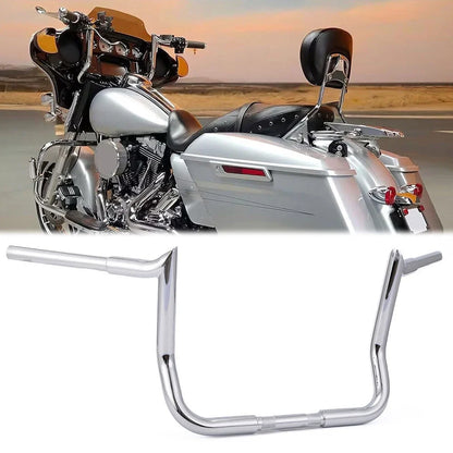 Chrome 12" Ape Meathook Handlebars for Harley Ultra Limited FLHTK (2010–2023)