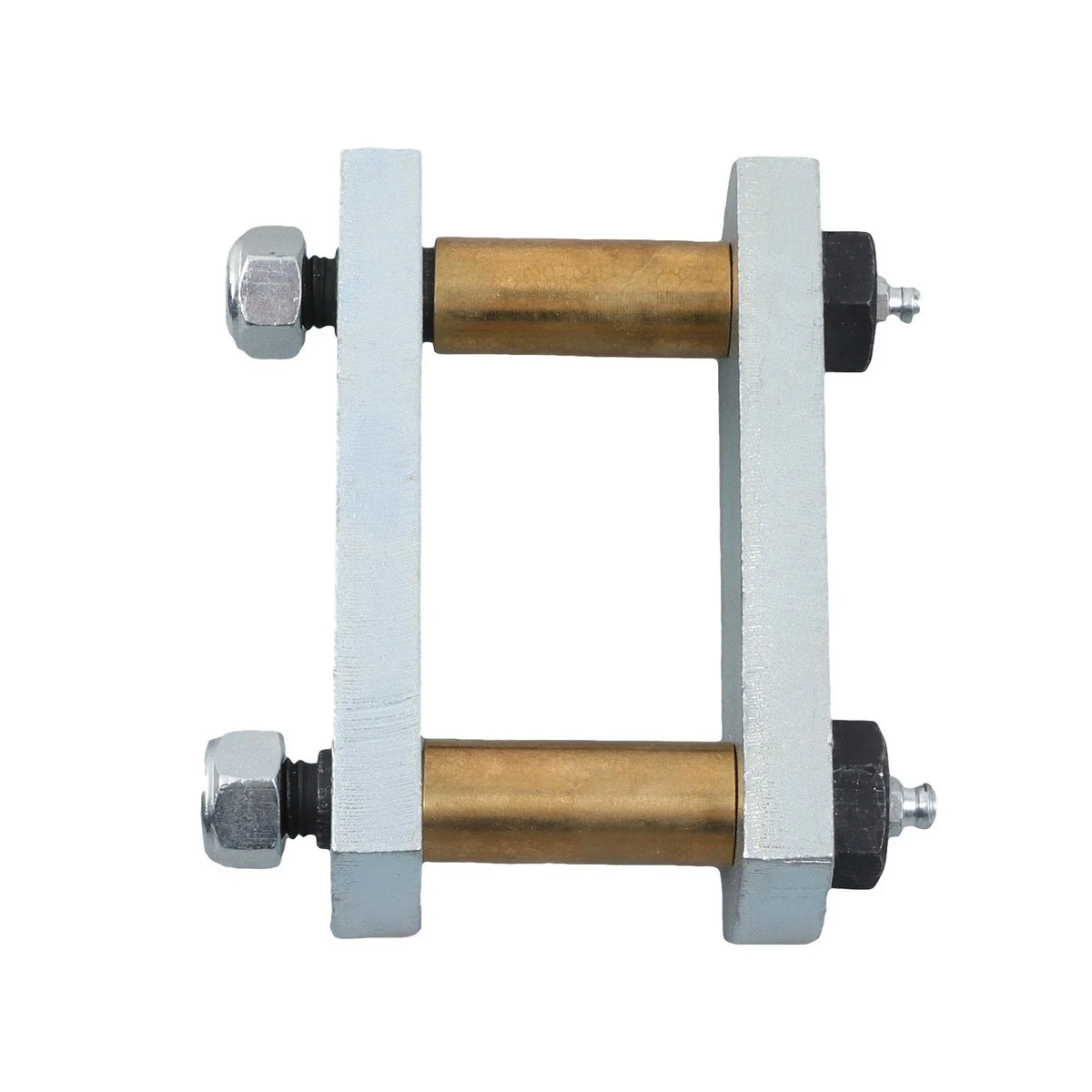 Set of 4 Greasable Shackle Spring Bolt Link Kit for Tandem Axle Trailer (3.125")
