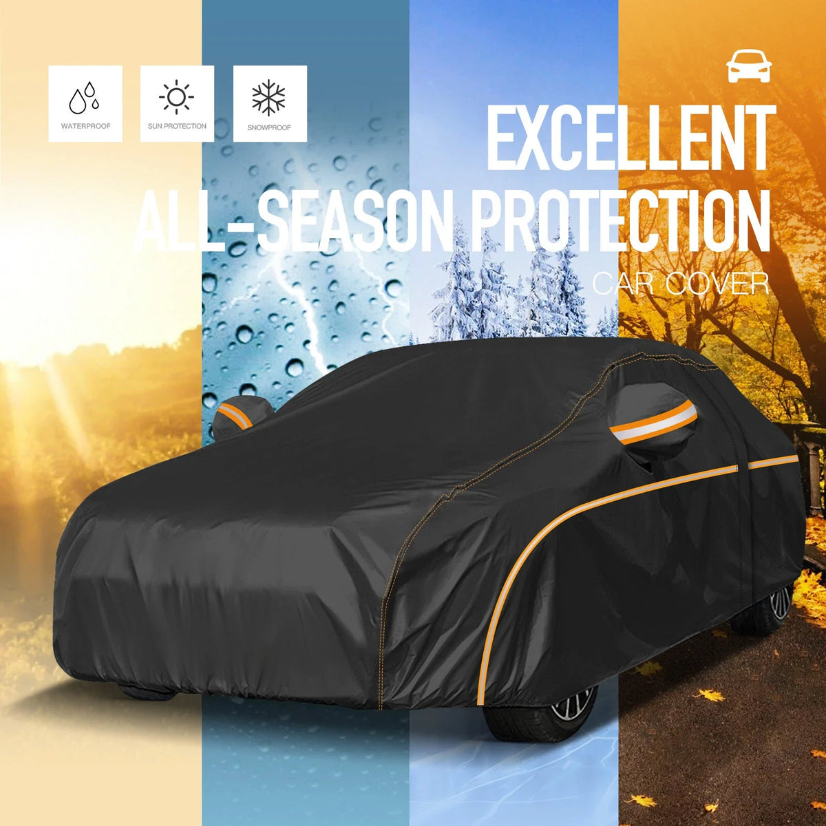 Full Car Cover for Neverland XL (500 x 185 x 150cm) Waterproof All Weather