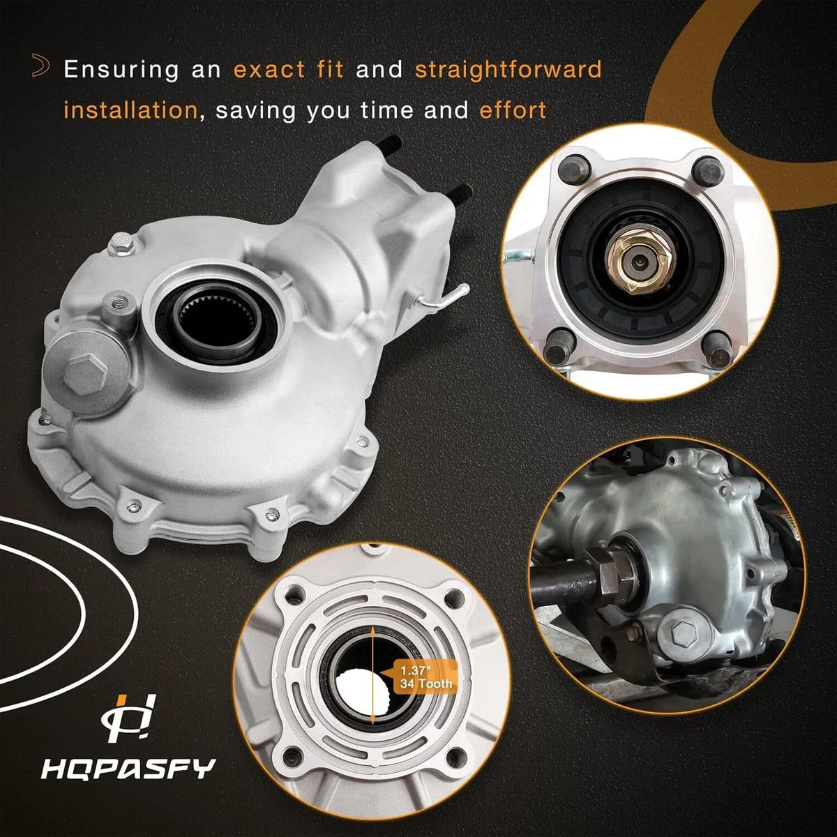 Rear Differential & Axle Wheel Hub Kit for Honda TRX300FW (1988–2000)