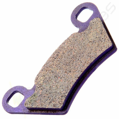 Front and Rear Brake Pads for Polaris Brutus EFI Ranger 800 (2013–2014) Carbon Fiber