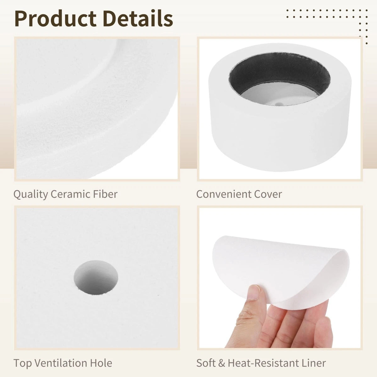 Large Microwave Kiln Kit with 50 Paper Liners