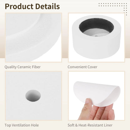 Large Microwave Kiln Kit with 50 Paper Liners