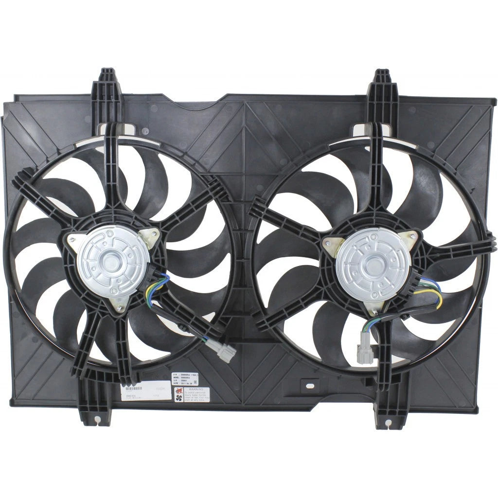 Radiator and A/C Condenser Fan Assembly for Chevy City Express (2015–2018) GLX-CFRC96-CL360A2, NI3115154