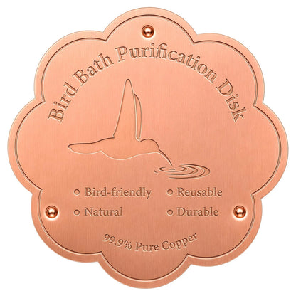 4-Inch Bird Bath Purification Disk for Larbeti